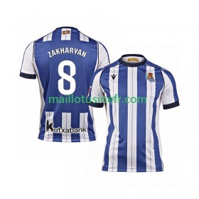 Maillot de Foot Real Sociedad Arsen Zakharyan 8 Domicile 2025-26